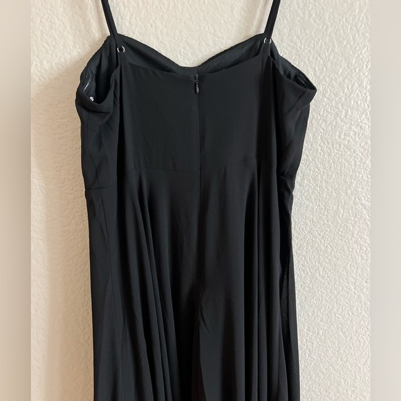 NWOT Cause for Commotion Black Pleated Bustier Maxi Dress - Picture 6 of 7
